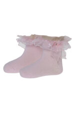 جوارب للأطفال بلون وردي (4-5 سنة)