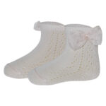 جوارب للأطفال بلون وردي (24-36 شهر)