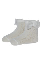 جوارب للأطفال بلون الابيض  (24-36 شهر)