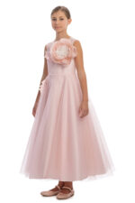 ⁦فستان تول مزهر للفتيات من سن 8 إلى 14 سنة⁩ - الصورة ⁦3⁩