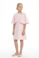 ⁦جاكيت للأطفال بلون بودر وردي⁩ - الصورة ⁦3⁩