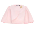 جاكيت للأطفال بلون بودر وردي