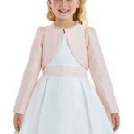 جاكيت للأطفال بلون بودر وردي