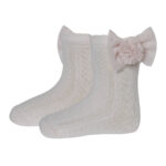 جوارب للأطفال بلون وردي(4-5 سنة)