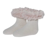 جوارب للأطفال بلون بودر وردي (8-9 سنة)