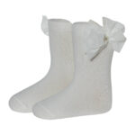 جوارب للأطفال بلون الابيض (8-9 سنة)