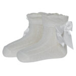 جوارب للأطفال بلون الابيض(4-5 سنة)