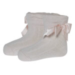 جوارب للأطفال بلون بودر وردي  (4-5 سنة)