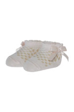 جوارب للأطفال بلون بودرة (12-18 شهر)