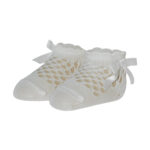 جوارب للأطفال بلون الابيض (6-12 شهر)