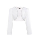 جاكيت للأطفال بلون الابيض