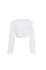 ⁦جاكيت للأطفال بلون الابيض⁩ - الصورة ⁦2⁩