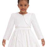 جاكيت للأطفال بلون الأبيض