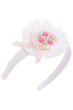 ⁦فستان كلاسيكي مطرز مع عصابة رأس (3–7 سنوات)⁩ - الصورة ⁦4⁩