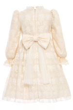 ⁦فستان دانتيل كلاسيكي للبنات مع حقيبة (من عمر 3 إلى 7 سنوات)⁩ - الصورة ⁦5⁩