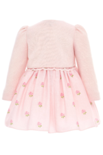 ⁦فستان وجاكيت مطرز بالورود للبنات من باودر بيبي، مقاسات من 6 إلى 24 شهر⁩ - الصورة ⁦6⁩