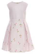 ⁦فستان وجاكيت بطبعة زهور للبنات الصغيرات، مقاسات من 8 إلى 15⁩ - الصورة ⁦4⁩