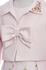 ⁦فستان وجاكيت بطبعة زهور للبنات الصغيرات، مقاسات من 8 إلى 15⁩ - الصورة ⁦8⁩