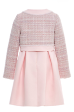 ⁦طقم فستان وسترة من التويد للبنات (من عمر 8 إلى 15 سنة)⁩ - الصورة ⁦7⁩